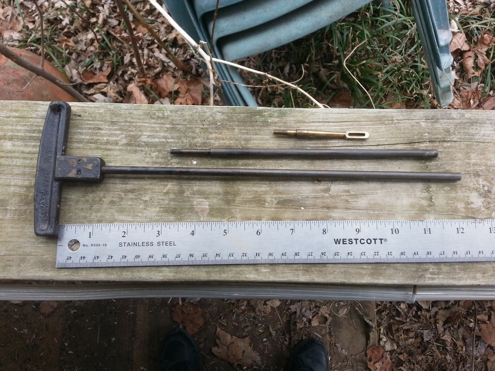 US .30 CALIBER CLEANING ROD JOINTED, WITH BRASS TIP, M8