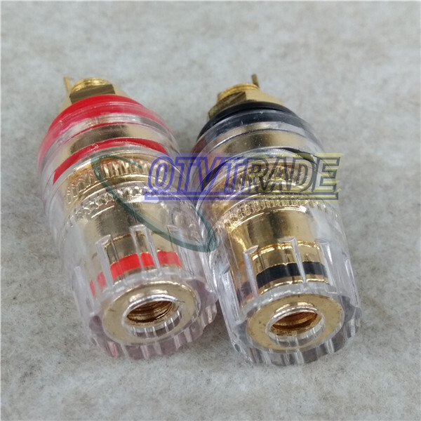 2pcs Speaker Banana Amp Terminal Long Binding Post new