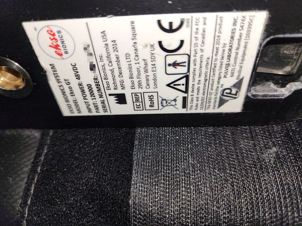 Ekso Bionics GT 2.0 Exoskeleton