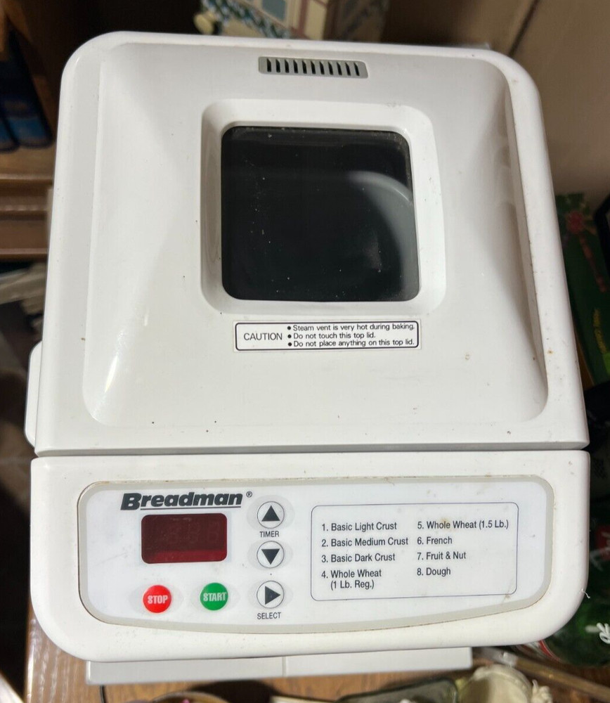 Breadman TR-440 Automatic Bread Maker 1.5 Lb Loaf Homemade Bread Machine