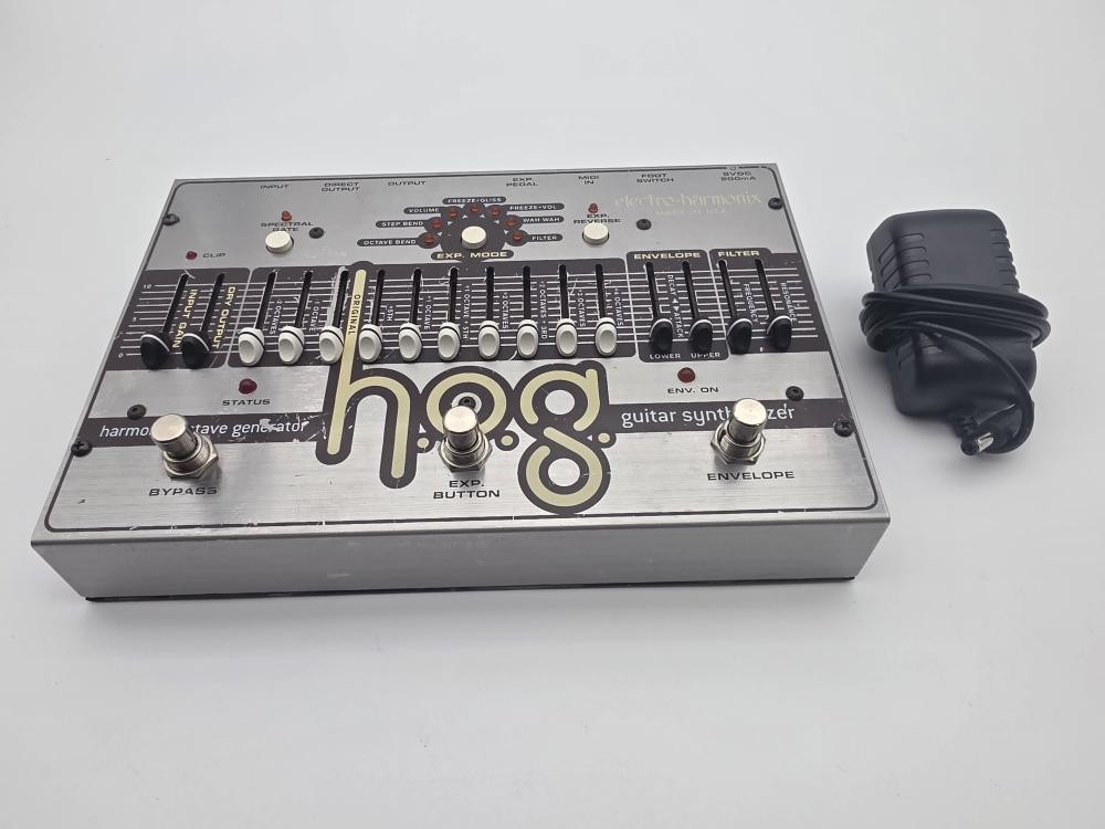 Electro-Harmonix HOG Harmonic Octave Generator Synthesizer Effects Pedal Tested
