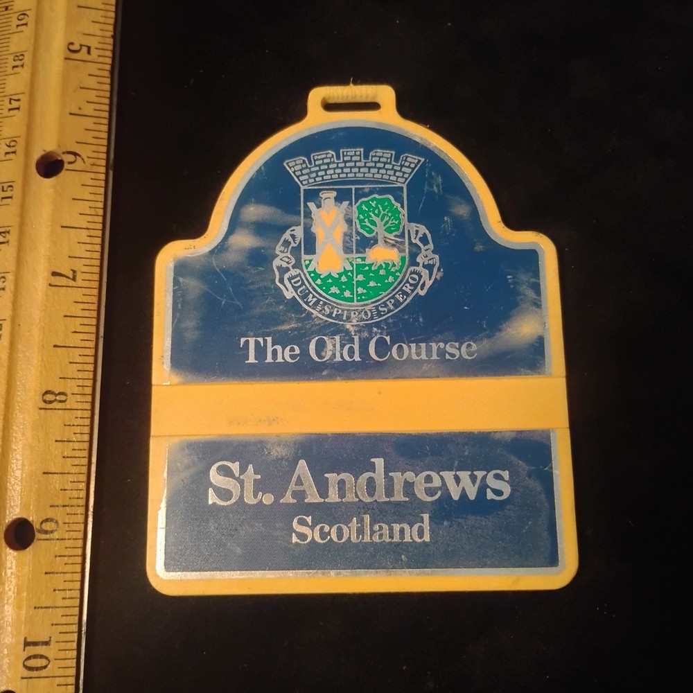 VINTAGE ST ANDREWS Old Course Golf Yardage Guide (A74)