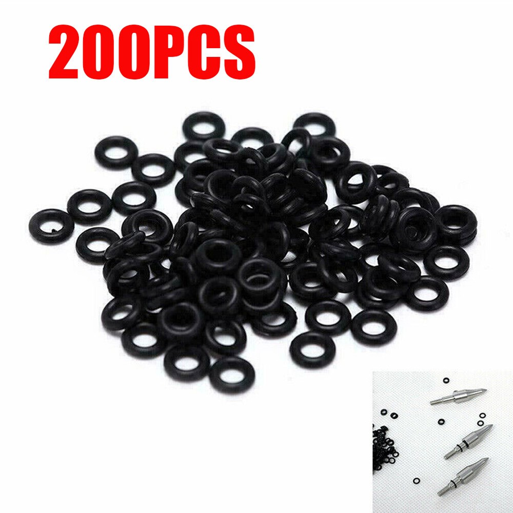 200 PCS Archery Arrowhead Points Locks O Ring Rubber Washers Target broadheads~