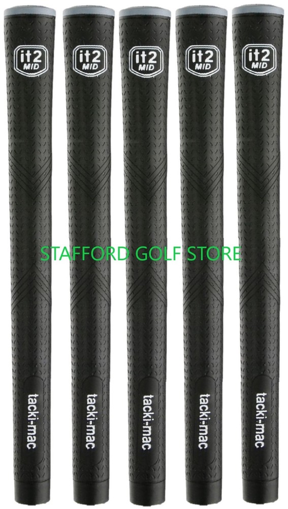 Avon Itomic IT2 Black Golf Grips Bundle Sets Standard/Midsize Core .600 Round