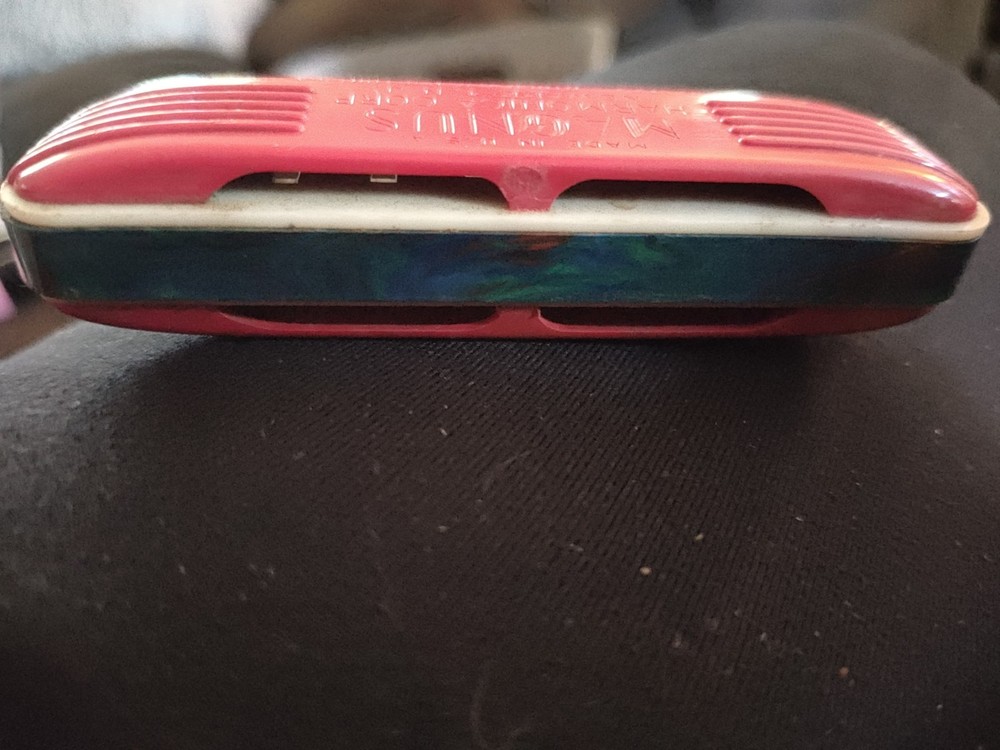 Vintage Plastic Toy Magnus Junior Harmonica