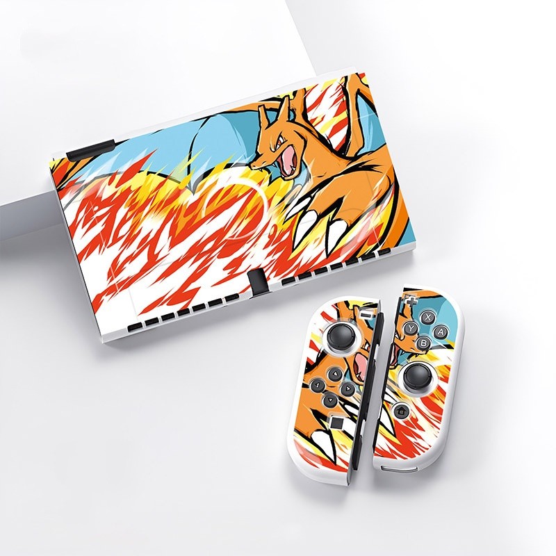 Fire dragon Nintendo Switch OLED Case Shell Accessory For Joycon Controller