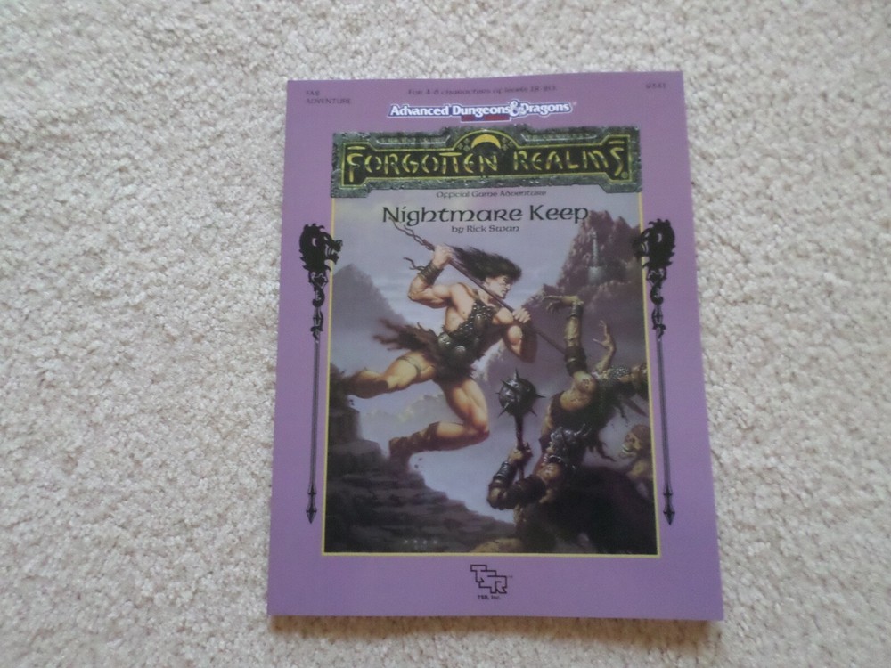 FA2 Nightmare Keep Forgotten Realms Dungeons & Dragons adventure module