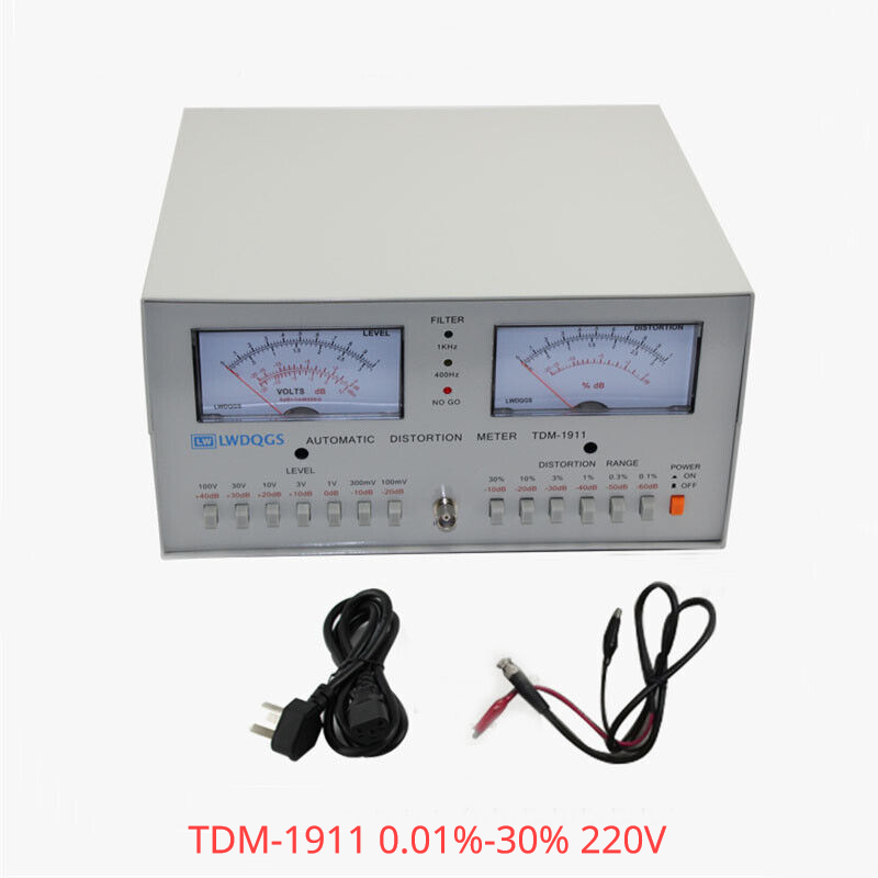 TDM-1911 Automatic Distortion Meter Audio Signal Distortion Analyzer 0.01%-30%