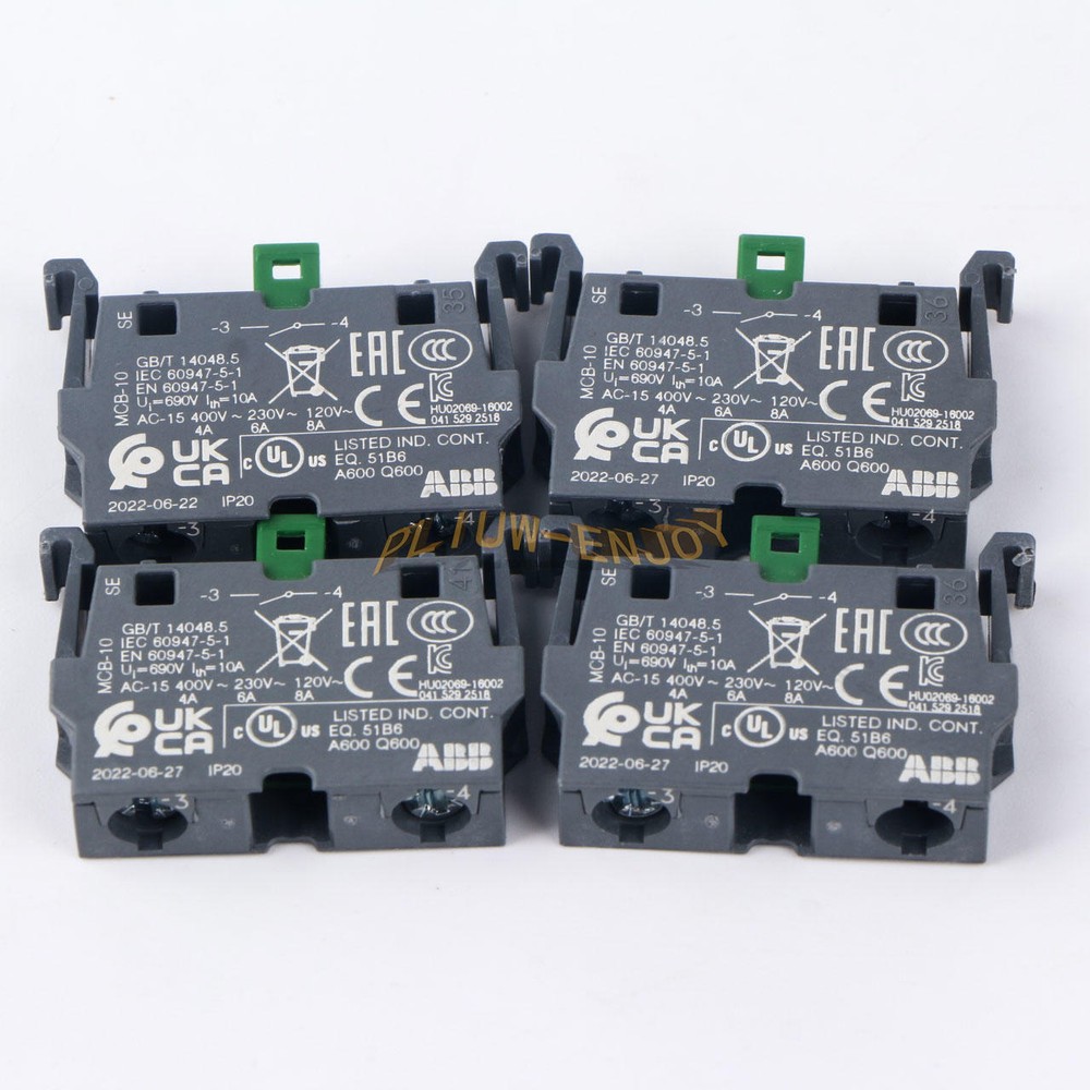 1Pcs NEW ABB Control Joystick Switch MJS6-40B with 4 MCB-10 Contacts Reset Type