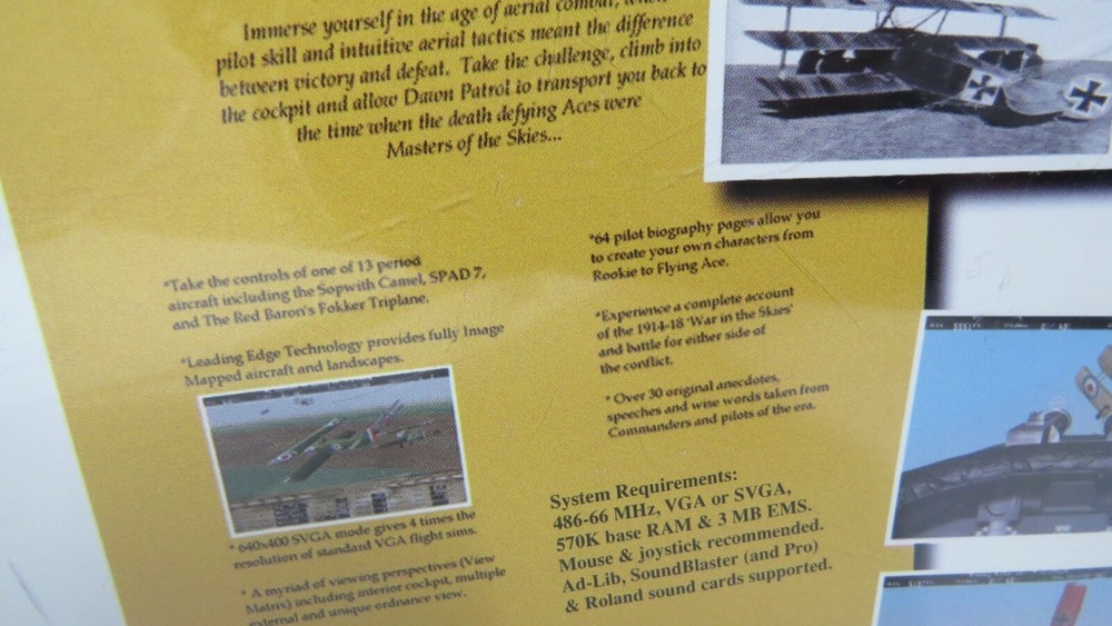 DAWN PATROL (1994) CD-ROM EMPIRE INTERACTIVE EXCELLENT CONDITION