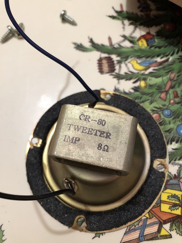 Criterion 80 Tweeter CR-80. 3.5” Tested Working