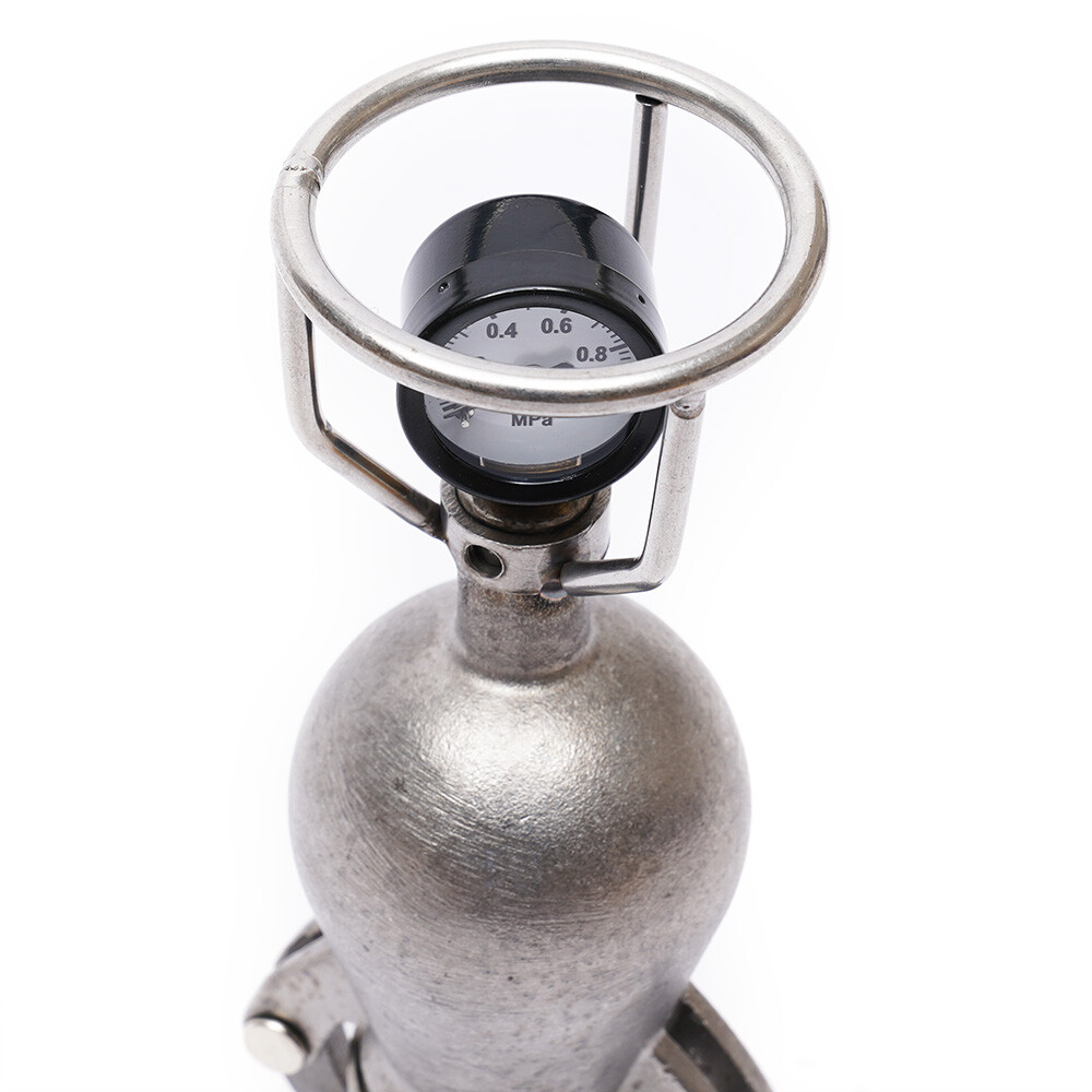 Popcorn Maker Hand-cranked Cannon Corn Popper Pop Corn Puffing Machine Stainless