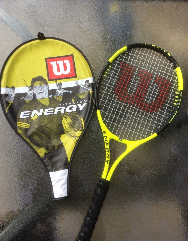 WILSON TITANIUM SOFT SHOCK TENNIS RACKET WITH CASE