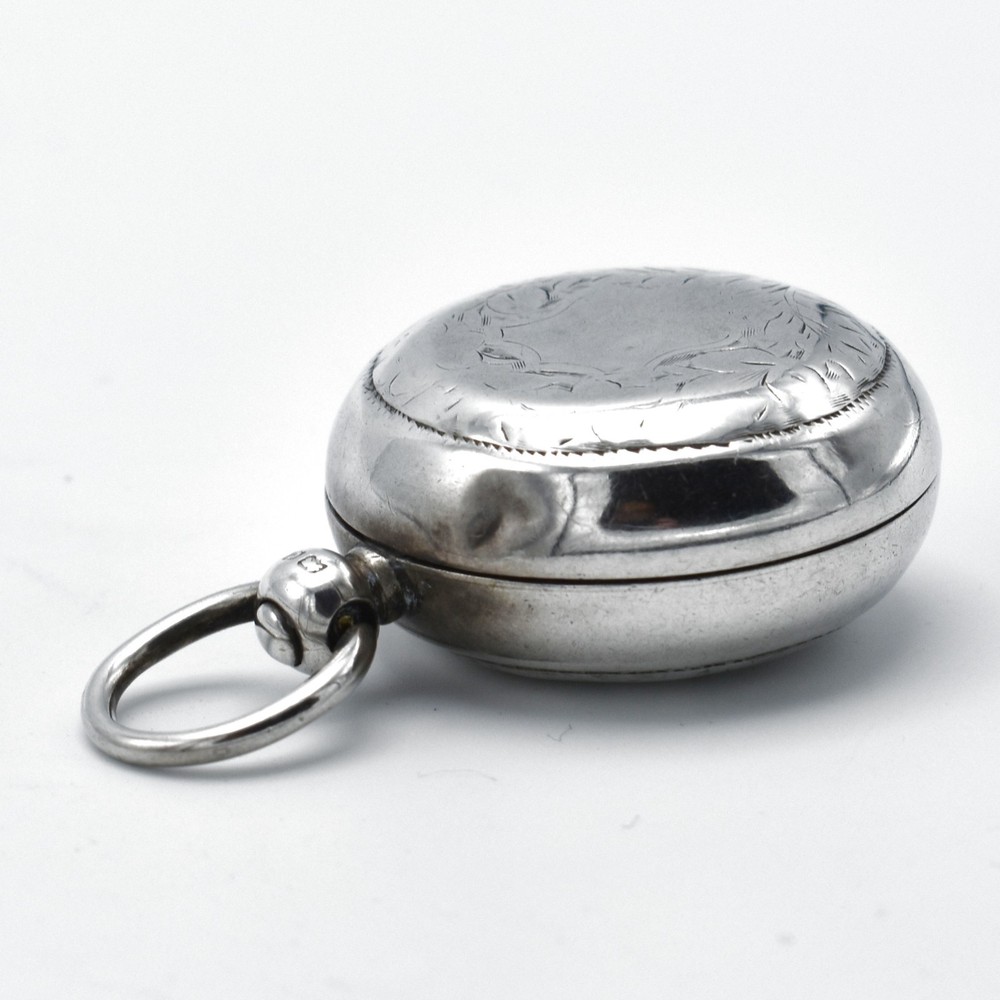 Antique Edwardian Sterling Solid Silver Sovereign Case 1904