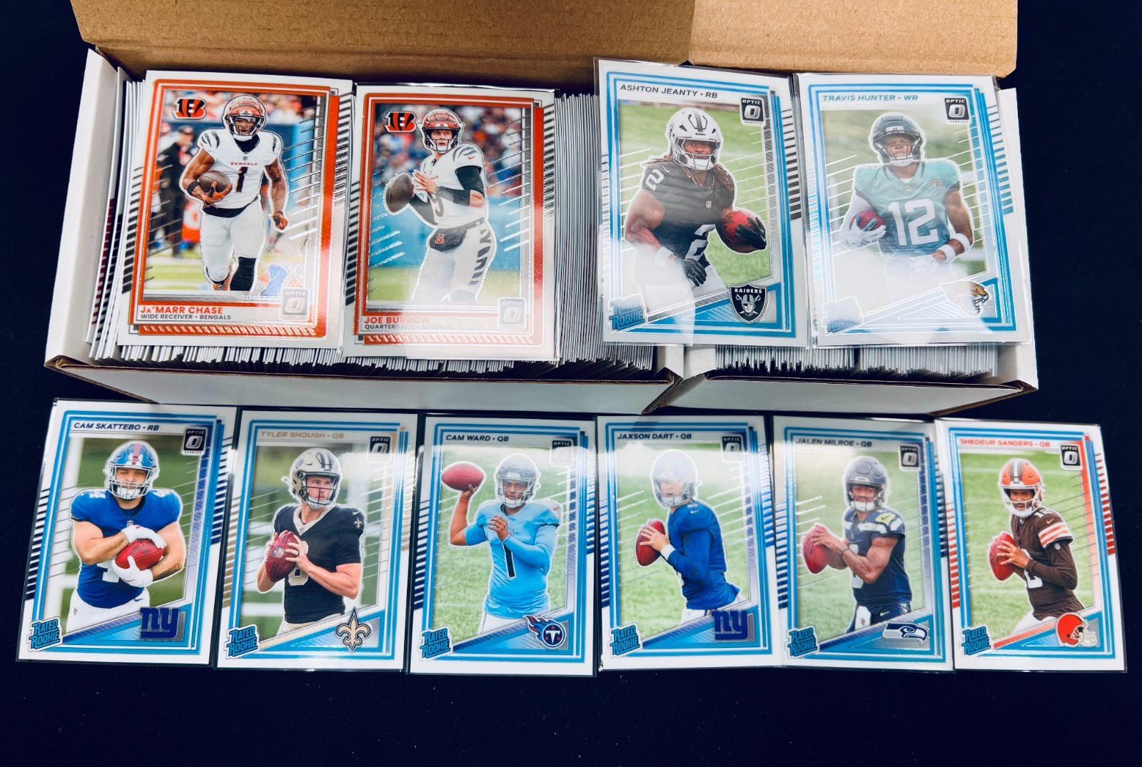 2025 Donruss Optic Football Complete Set #1-300 all Rookies FULL SET!!!!! RC