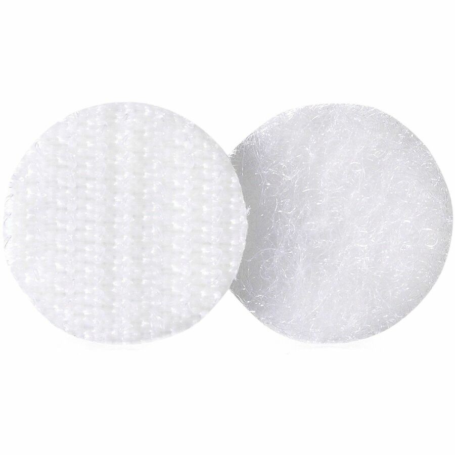 Velcro 90090 Hook & Loop Fastener Coins 75 Pack White