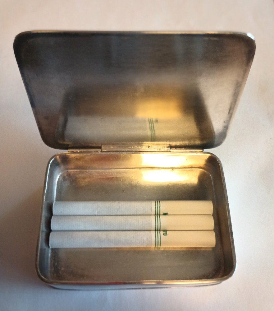 IFS Israel Freeman and Sons Silverplate Hinged Box/Cigarette Box