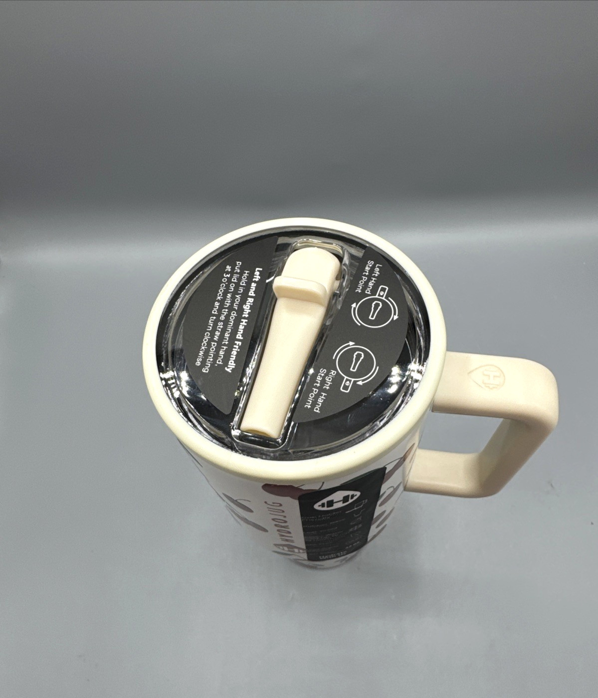 Cherries Hydrojug Traveler 32oz stainless steel water bottle