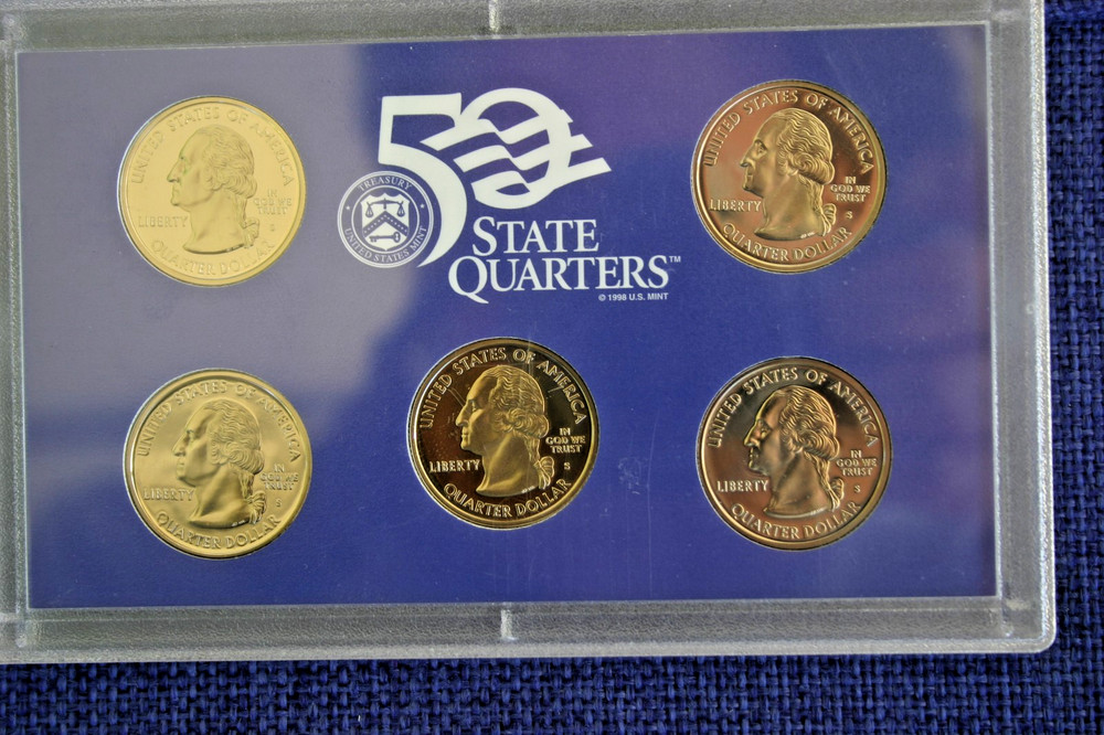 2000 S 50 STATE QUARTERS UNITED STATES MINT PROOF SET