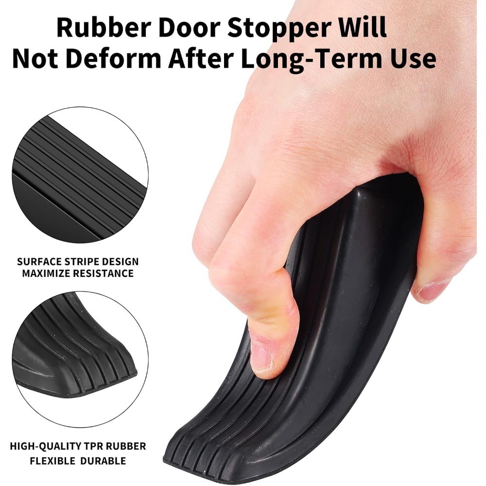 Premium Rubber s 2 Pack Heavy Duty Wedge for Bottom of
