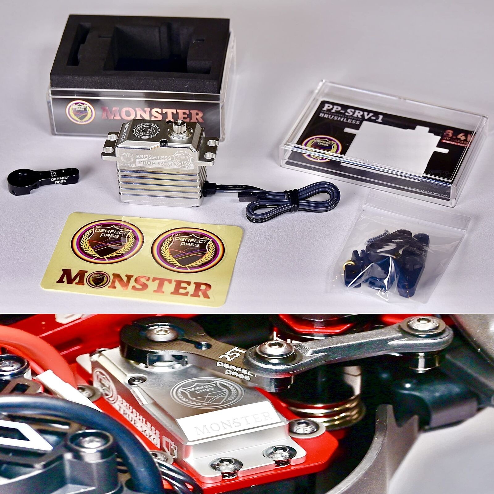 Perfect Pass Monster 56KG Waterproof Brushless High Torque HV Ultra Fast Digi...