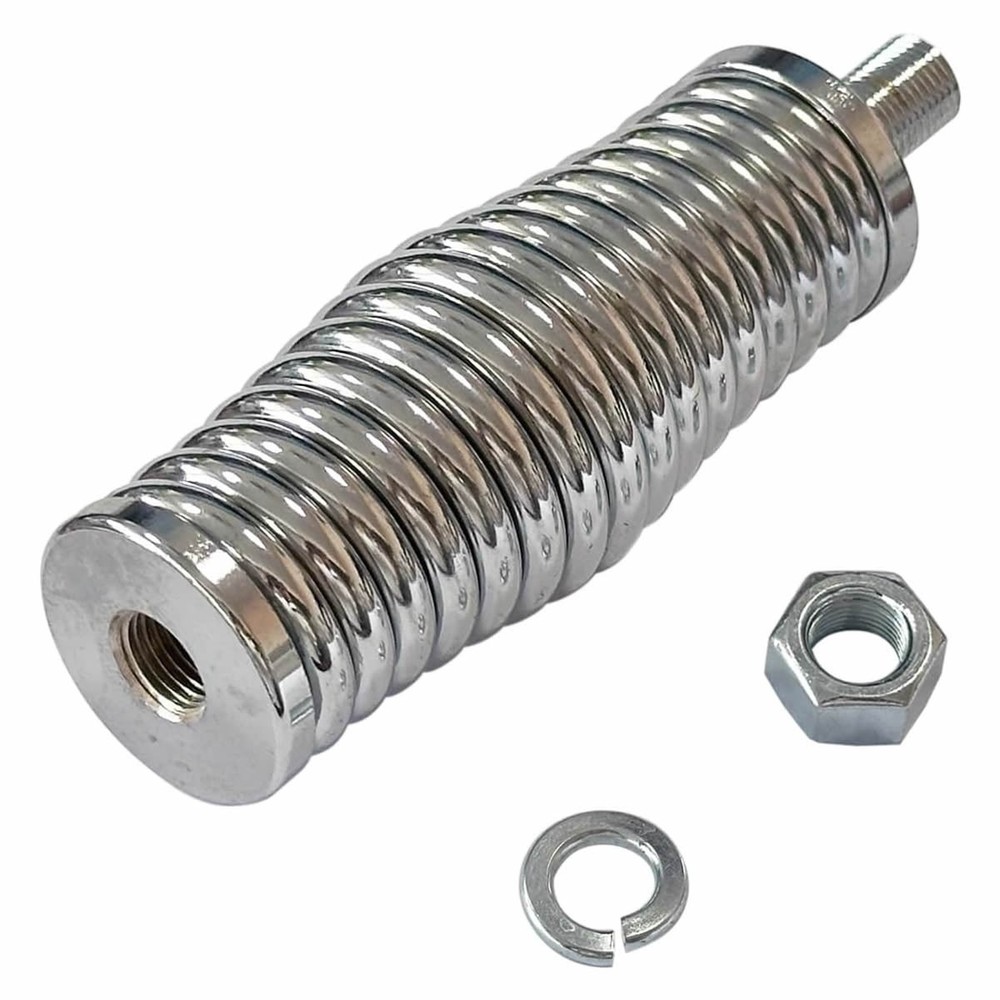 Heavy-Duty Barrel Spring Mounting Base [Chrome-Plated] [1/2" Mounting Hardware]