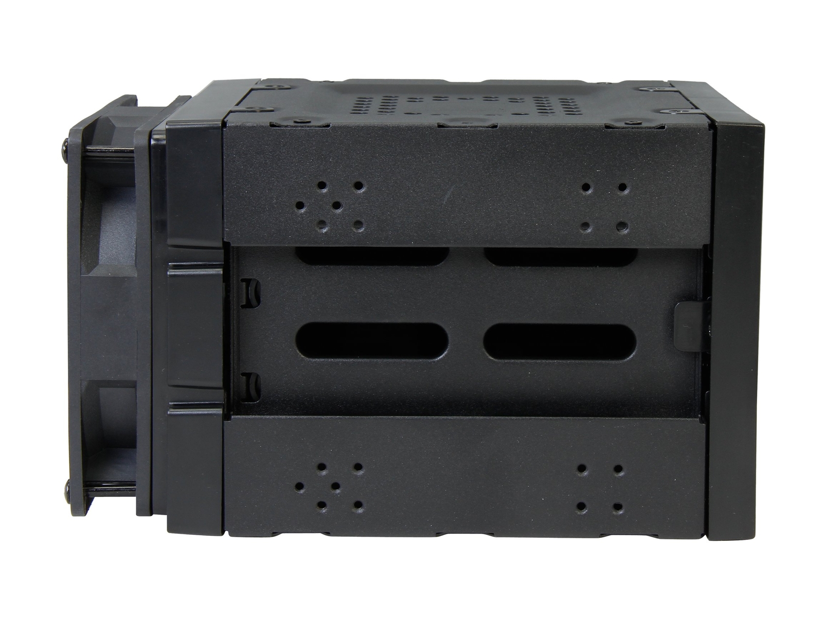 Rosewill 3 x 5.25-Inch to 4 x 3.5-Inch Hot-swap SATAIII/SAS Hard Disk Cage-Black