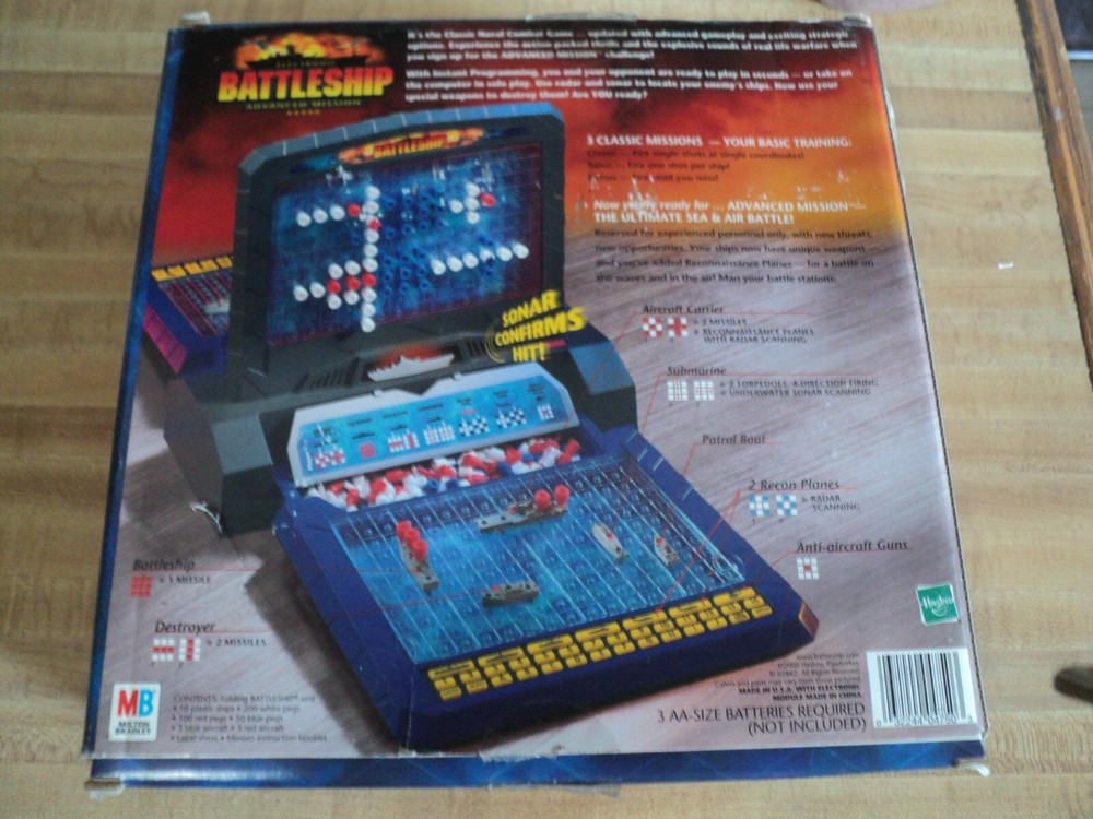 2000 Electronic Battleship | Advanced Mission | Complete + Working