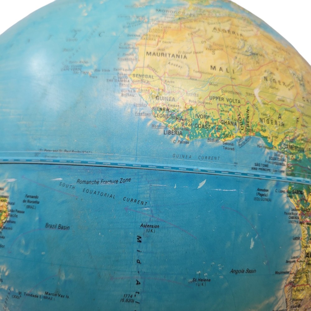 Vintage Replogle World Horizon 12” Illuminated Globe
