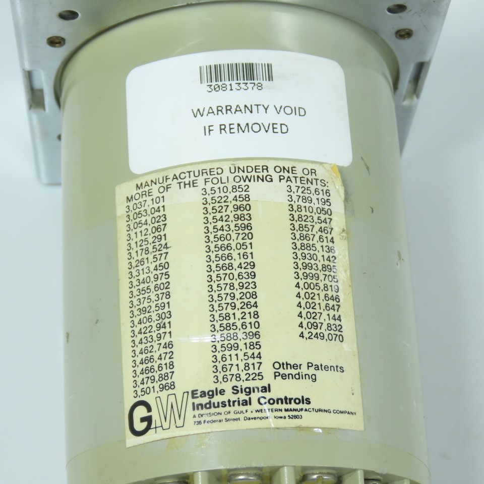 Eagle Signal CX302A6 Solid State Timer / Counter 120VAC