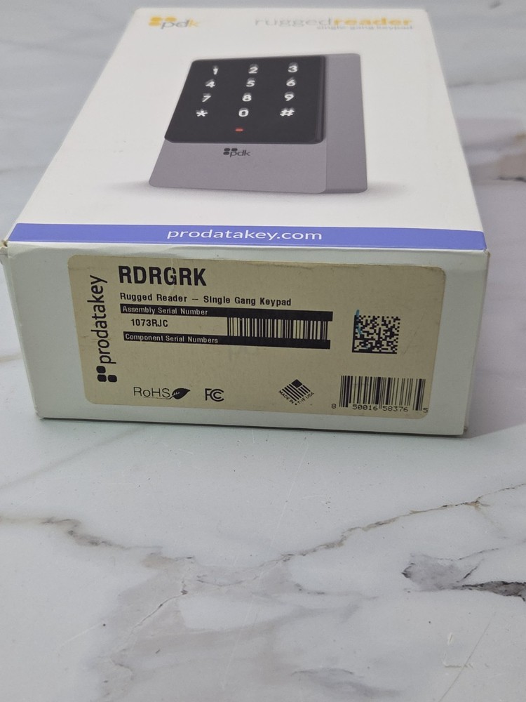 ProdataKey RDRGRK Rugged Reader - Single Gang Keypad