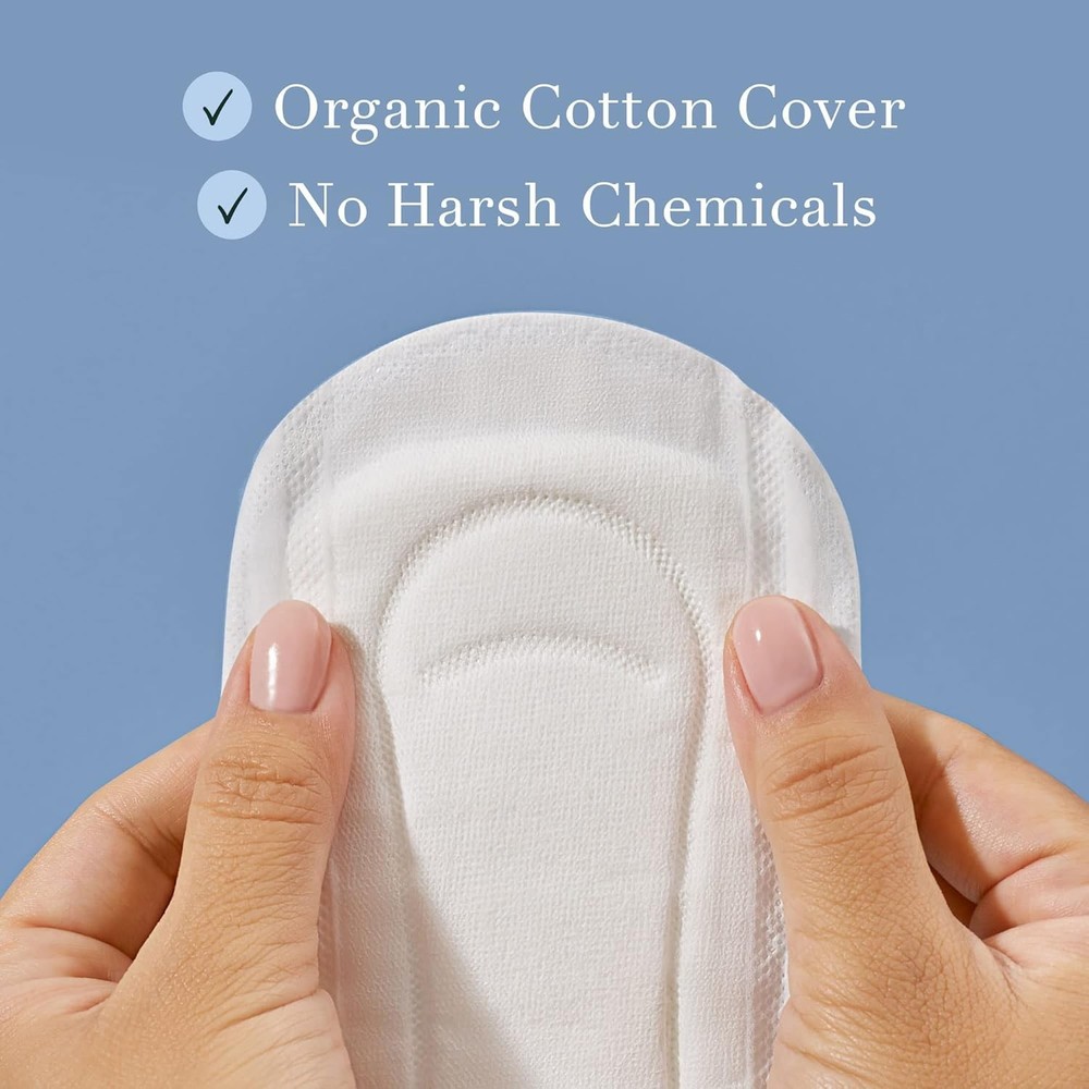 Unscented Organic Cotton Liners with Extra Protection - 48 Count Regular Style