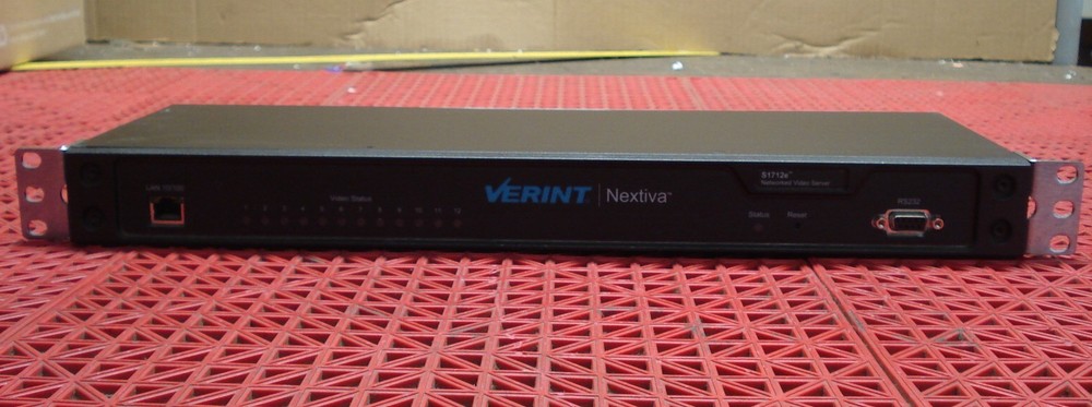 Verint Nextiva S1712E-T Video Encoder 12-Port Networked Video Server