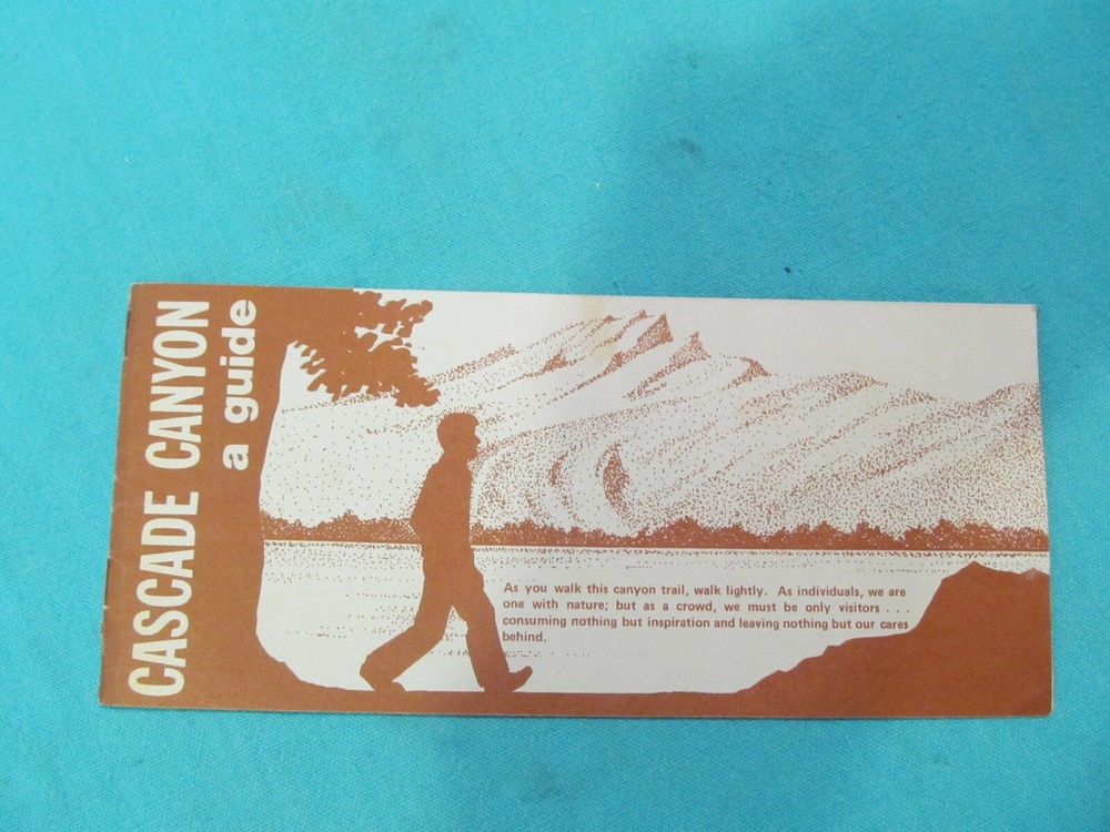 1970's CASCADE CANYON GUIDE BOOKLET