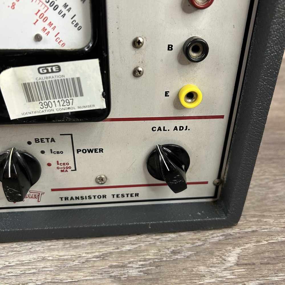 Triplett Transistor Tester Model 2590 Vintage Test Equipment Untested
