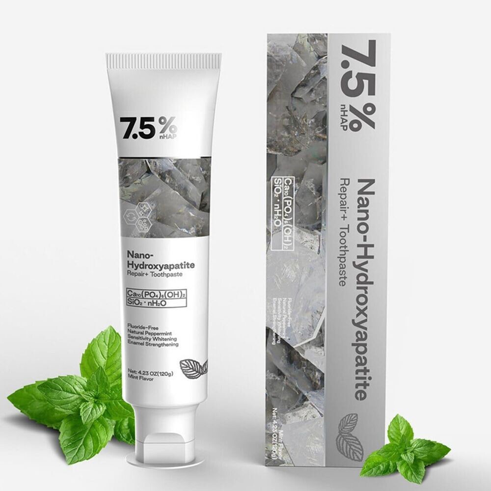 7.5% Hap Nano Hydroxyapatite Toothpaste Remove Deep Clean For Sensitive Teeth US