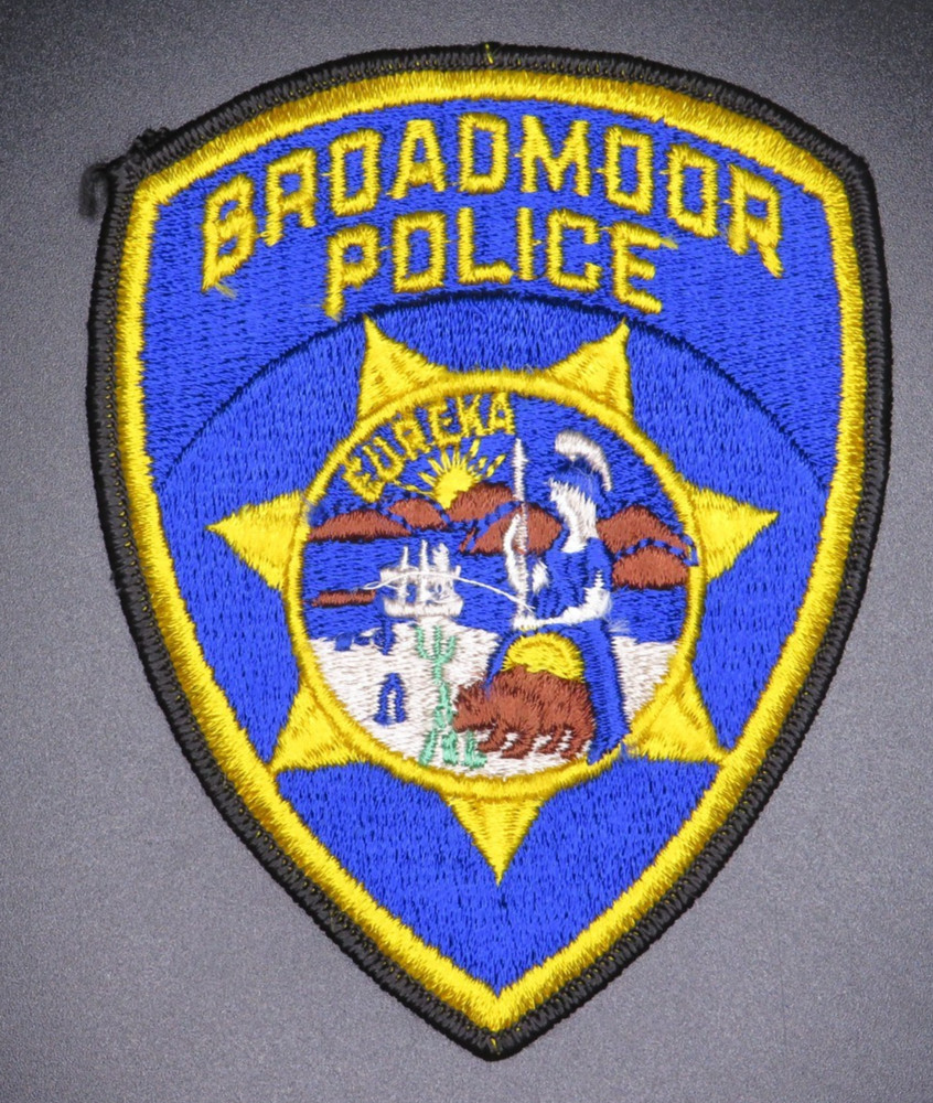 Broadmoor California Police Patch
