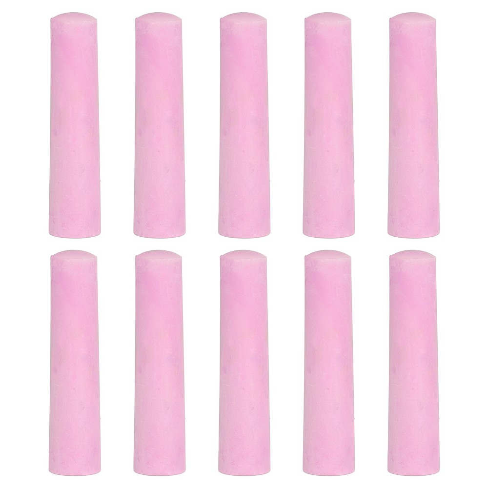 10 PCS Dustless Chalk, Rose Red Sidewalk Chalk Large Solid Huge for Outdoor