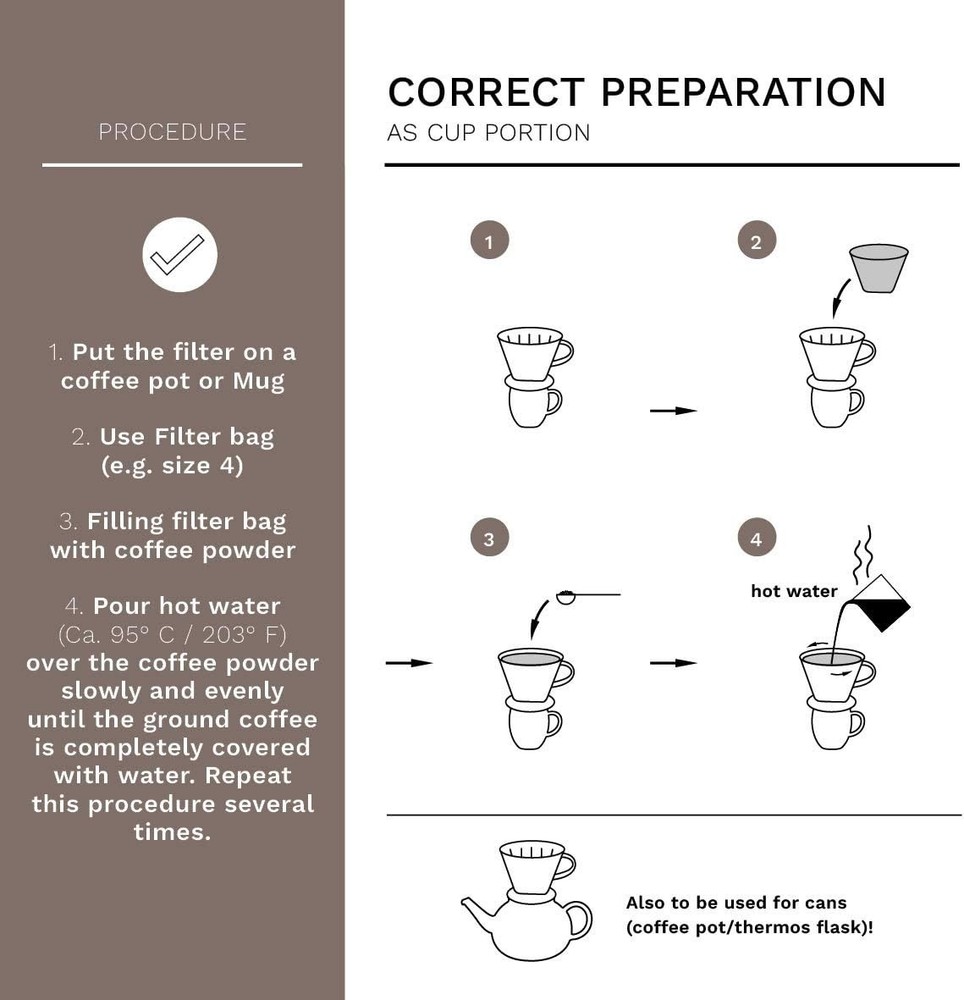 Ceramic Coffee Dripper - Stone Grey - Filter Size 4