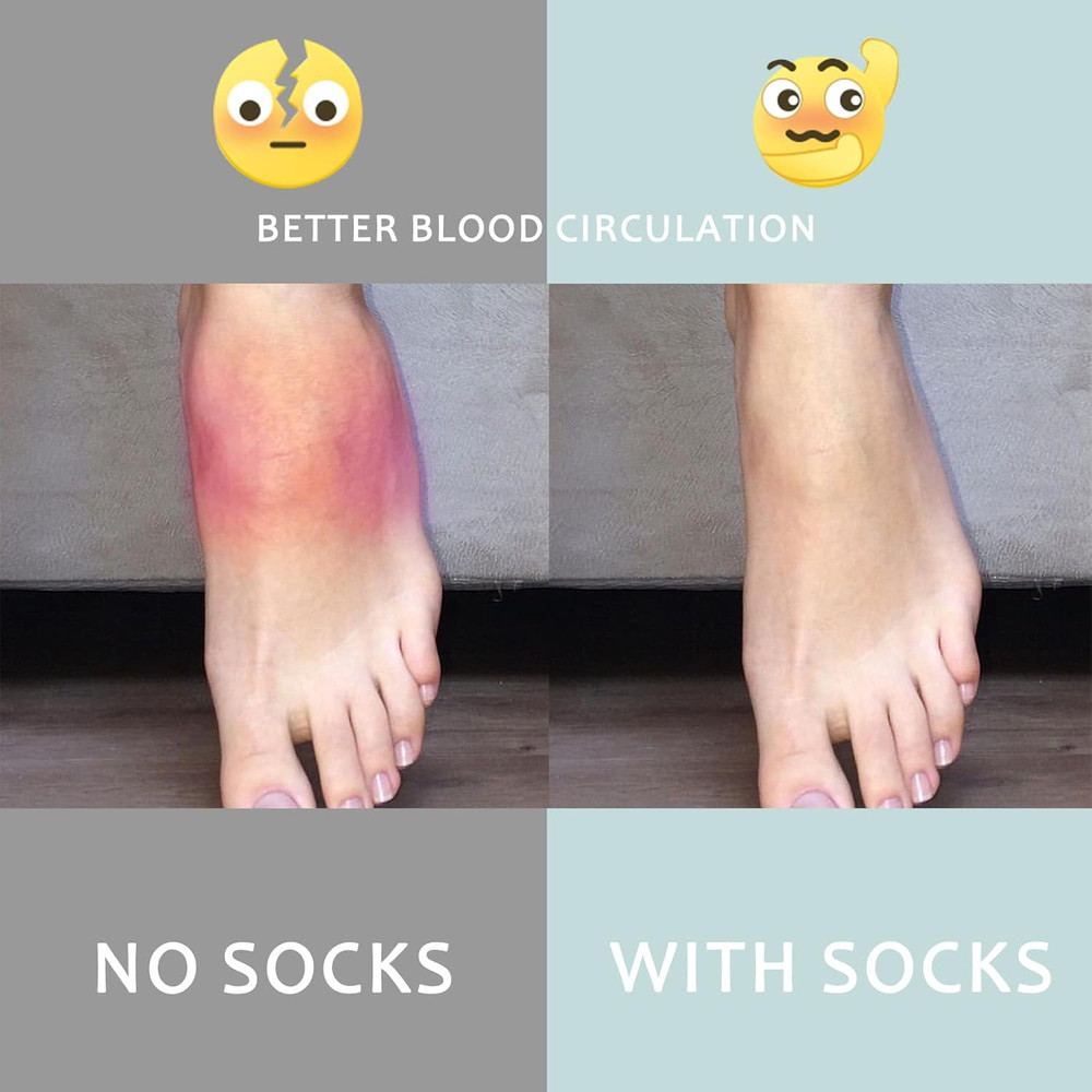 Compression Socks for Women Men 3 Pairs Graduated Compression Support Circulatio