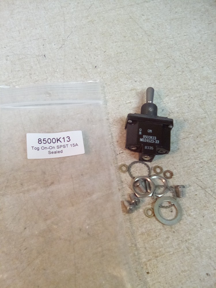 Cole Hersee 8500K13 MS24523-33 Toggle On/Off Switch SPST