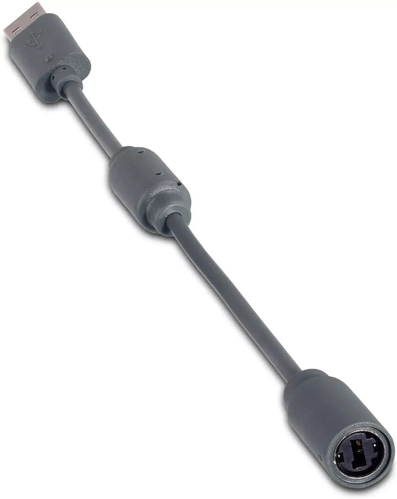 2x USB Breakaway Dongle Cable Cord Adapter For Xbox 360 PC Wired Controller