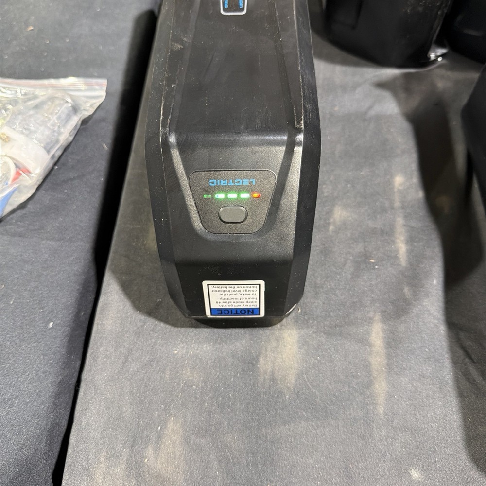 Two * Lectric 48V Battery with Replacement Lock ignition for E-Bike Black~READ