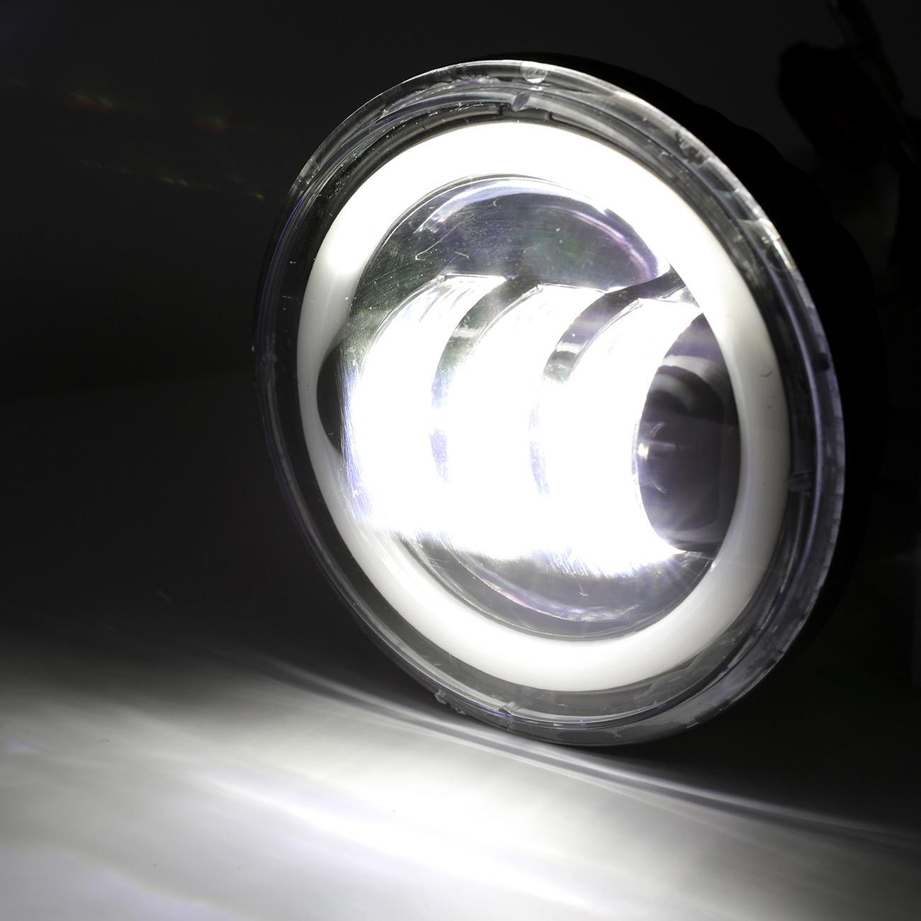 7" LED Headlight + Passing Lights For Honda Shadow ACE Spirit VT 750 1100 VTX