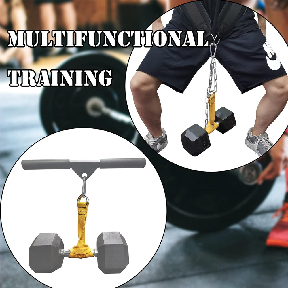 Fitness Dumbbell Loading Strap for Dip Belt Weight Plate Loading Strap Heavy Dut