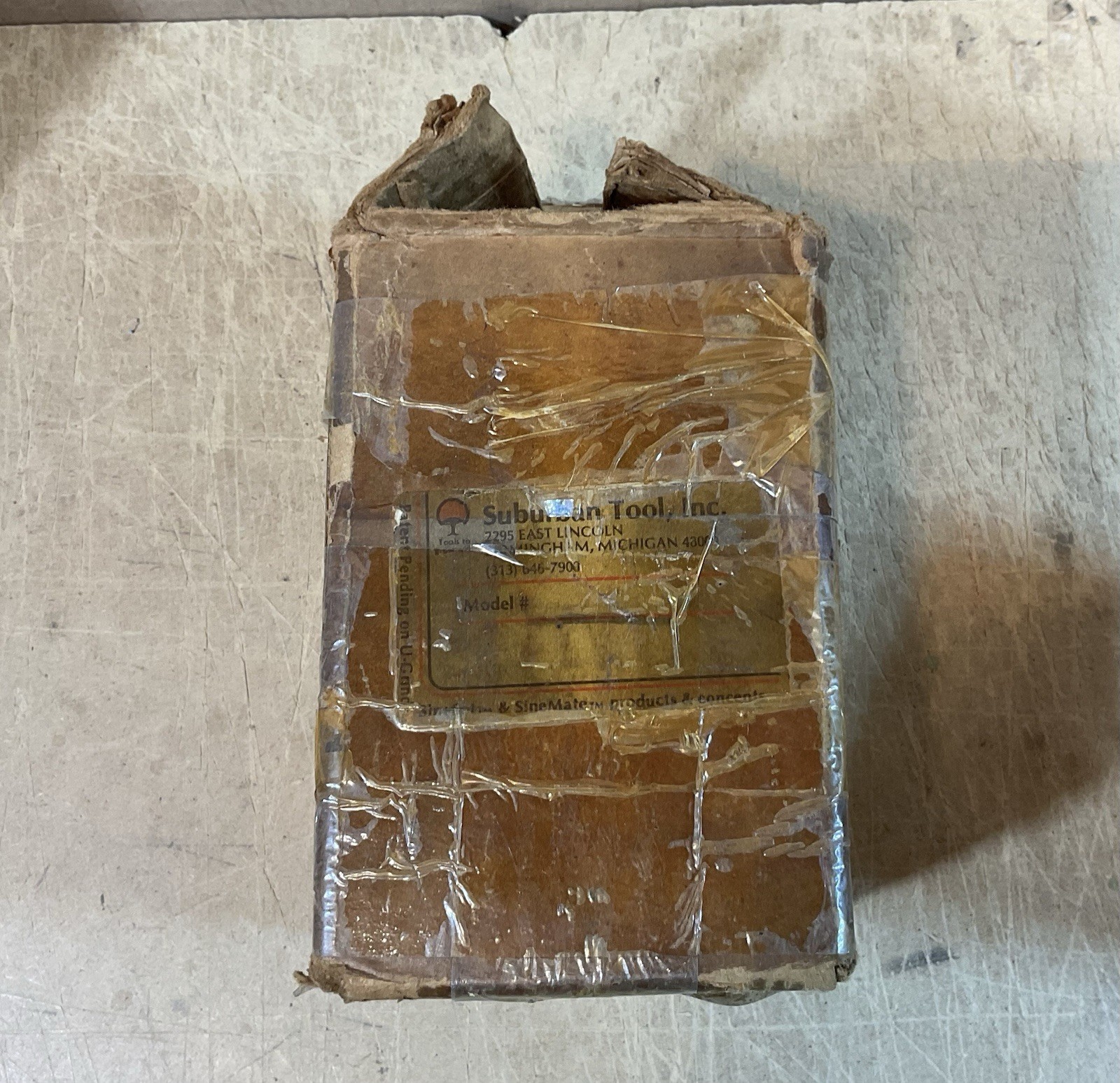 Suburban Tool AP-446-S2 Precision Sine Set Angle Plate 4"x4"x6" Machinist Tool