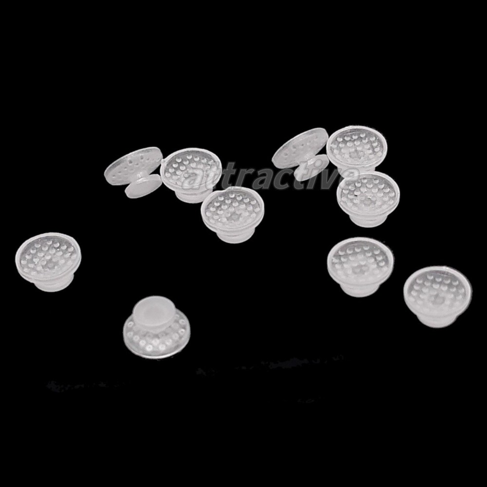 Dental Round Lingual Button Ceramic Clear Invisable Retainer Aligner Bondable