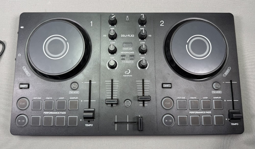 Pioneer DJ AlphaTheta DDJ-FLX2 Compact 2-Channel DJ Controller