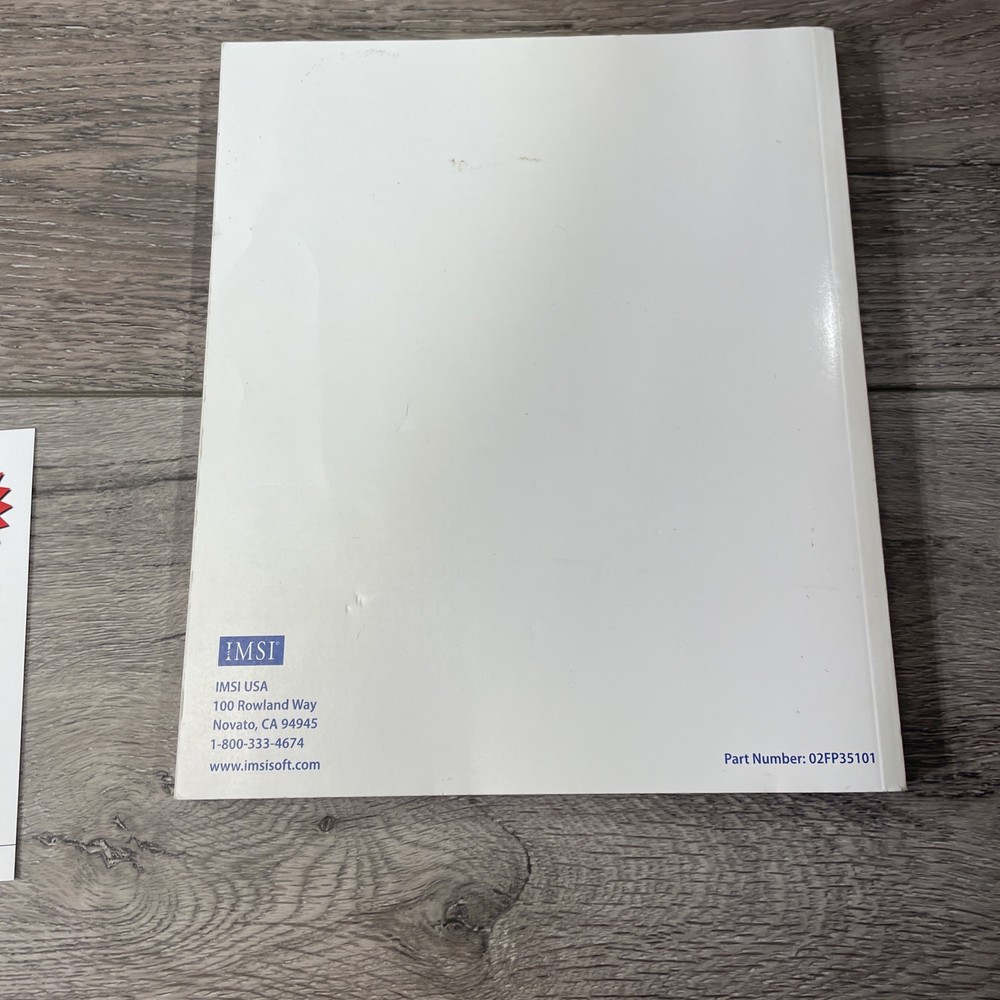 FLOOR PLAN 3D Version 10 PC CD-ROM & Manual IMSI 1997-2005