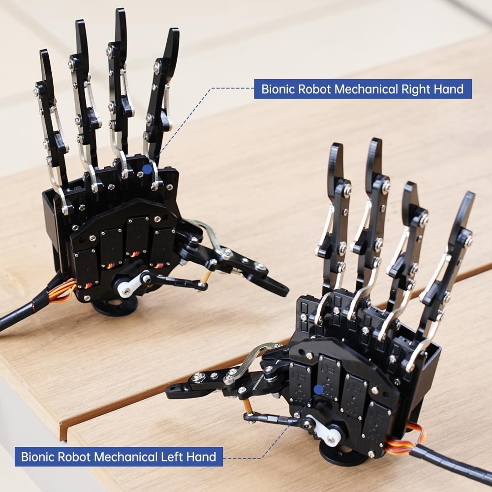 Robot Hand Five Fingers Solely Movement Bionic Robot Mechanical Arm Hand DIY